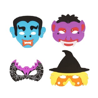Mix Halloween habszivacs maszkok (24 db)