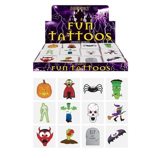 Fun Tattoos &ndash; Halloween modell (48 csomag x 12 db)