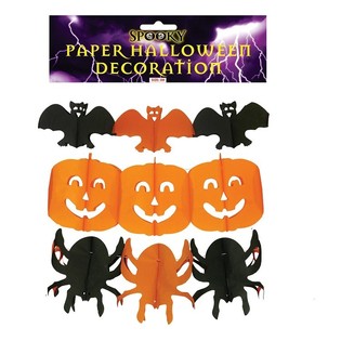 Vegyes Halloween Pap&iacute;rf&uuml;z&eacute;rek &ndash; 300 cm (6 db)