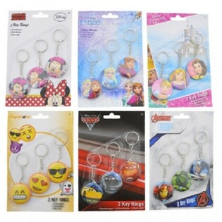 MIX DISNEY Kulcstart&oacute;k 3 db K&aacute;rty&aacute;n (24 K&aacute;rtya x 3 db)