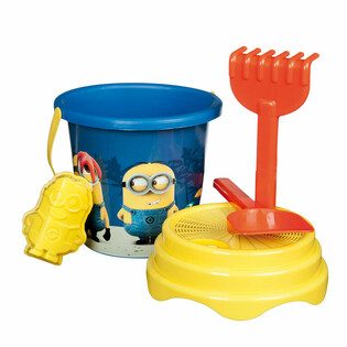 NAGY 5 R&Eacute;SZES MINIONOK STRANDK&Eacute;SZLET (6 db)