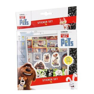 SECRET LIFE OF PETS Matrica k&eacute;szlet 52 r&eacute;szes (12 db)
