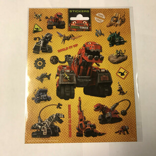 Nagy Dinotrux matrica &iacute;vek, 20x16 cm (10 db)