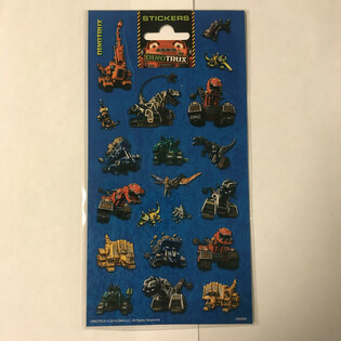 MATRIC&Aacute;K: DINOTRUX, M&eacute;ret 20 x 10 cm (10 db)