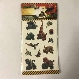 MATRIC&Aacute;K: DINOTRUX, m&eacute;ret 20 x 10 cm (10 db)