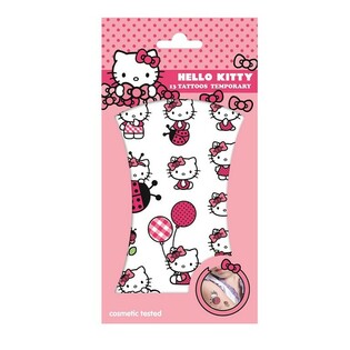 HELLO KITTY Ideiglenes Tetov&aacute;l&aacute;sok - 20 x 10 cm (10 db)