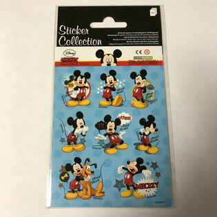 MATRICA &Iacute;V: DISNEY MICKEY EG&Eacute;R, M&eacute;ret: 16 x 9 cm (10 db)