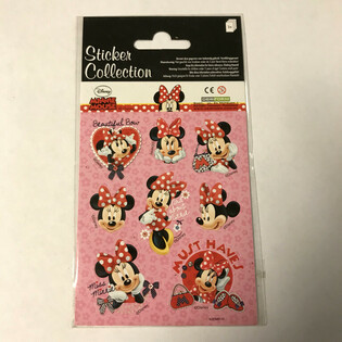 Disney Minnie Mouse Matrica &Iacute;vek - 16 x 9 cm (10 szett)