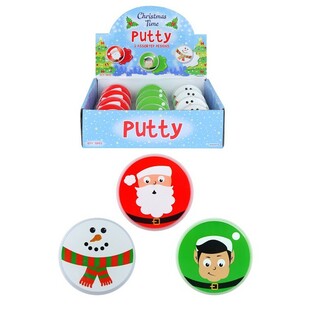 Kar&aacute;csonyi Slime Putty Kijelzőben (12 db)
