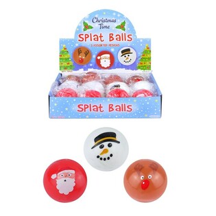 Kar&aacute;csonyi Splat / Splash labd&aacute;k kijelzőn (12 db)