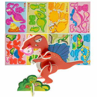 3D Dinoszaurusz kirak&oacute; (48 db)