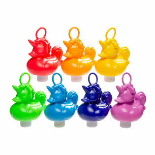 Kacsahorg&aacute;szat Unikornis - Vegyes sz&iacute;nek - 12 Cm (21 db)