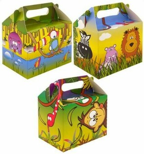 Men&uuml;box &ndash; Dzsungel &ndash; 14 x 9,5 x 18 cm (12 db)