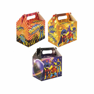 MEN&Uuml;DOBOZ &ndash; SZUPERHŐS &ndash; 14 x 9,5 x 18 cm (24 db)