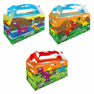 Gyerek Men&uuml; Box &ndash; Dinoszaurusz &ndash; 22,5 x 9,5 x 18 cm (12 db)