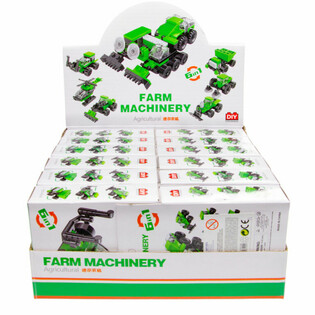 BRICKS &Eacute;P&Iacute;TŐKOCK&Aacute;K - MEZŐGAZDAS&Aacute;GI J&Aacute;RMŰVEK (12 db)