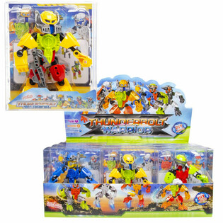 THUNDERBOLT ROBOT WARRIOR AKCI&Oacute;FIGURA DISPLAYBEN (12 darab)