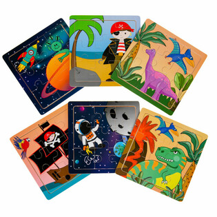 Vegyes Fi&uacute;s Fa Puzzle Displayben (24 db)