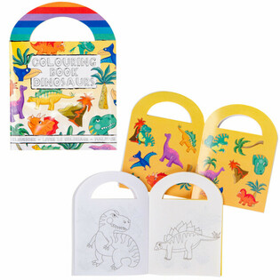 Dinoszauruszos Kifestők Matric&aacute;kkal (48 darab)