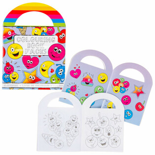 Kis Smiley sz&iacute;nező f&uuml;zetek matric&aacute;kkal (48 db)