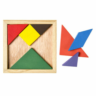 F&aacute;b&oacute;l k&eacute;sz&uuml;lt Tangram kirak&oacute; k&eacute;szlet (12 darab)