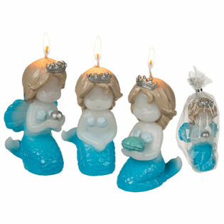 **SZUPER OLCS&Oacute;** HABLE&Aacute;NY / MERMAID GYERTYA DISPLAY-BEN (12 db)