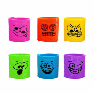 MINI FUNNY FACES L&Eacute;PCSŐJ&Aacute;R&Oacute; SPIR&Aacute;L &Oslash;3.5 CM (6 db)