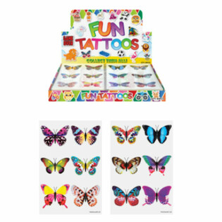 FUN TATTOOS - MODELL: PILLANG&Oacute;K DISPLAY-BEN (96 db)
