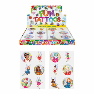 Fun Tattoos - T&uuml;nd&eacute;r / Fairy Display (96 darab)
