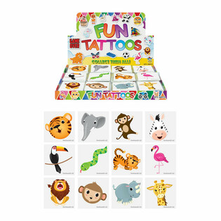 FUN TETOV&Aacute;L&Aacute;SOK - DZSUNGEL &Aacute;LLATOK - DISPLAY (48x12 darab)