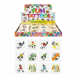 FUN TATTOO'S - Focis display (48 csomag / 12 darabos)