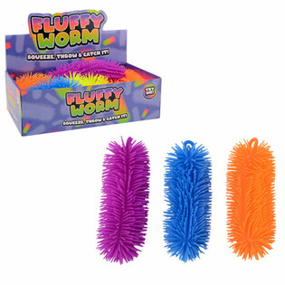 Nagy Fluffy Kukac 22 cm - Display (12 db)