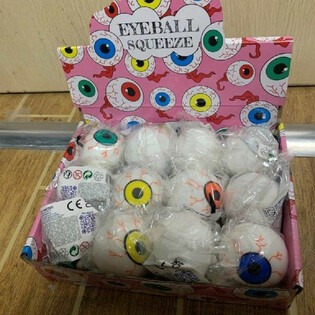 Squeeze Eyeball stresszlabda displayben (12 db)