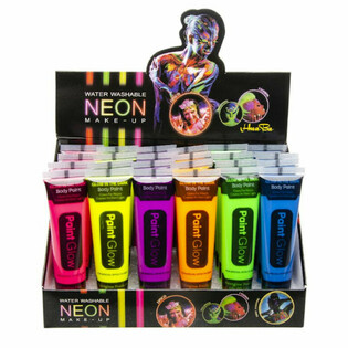 NEON Glow in the Dark Arcfest&eacute;k - UV-Akt&iacute;v (24 db-os Display)
