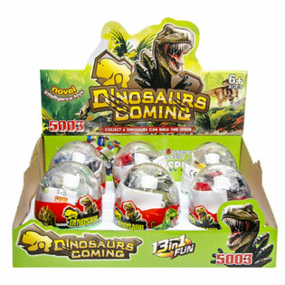 Bricks &Eacute;p&iacute;tőj&aacute;t&eacute;k - Dinoszaurusz K&eacute;szlet Kapszul&aacute;s Kijelzőben (6 db)