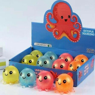 Squeeze Octopus nyomkodhat&oacute; polip display (12 darab)