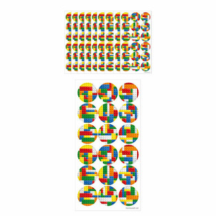 Fun Stickers - Brickz &Eacute;p&iacute;tőkock&aacute;k (10 &iacute;v)