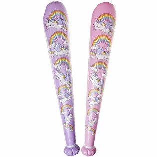Nagy Felf&uacute;jhat&oacute; Unikornis Buzog&aacute;ny - 85cm - Vegyes Sz&iacute;nek (12 db)