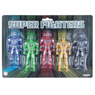 SUPER FIGHTERS - 5 Akci&oacute;figura K&aacute;rty&aacute;n (6 db)