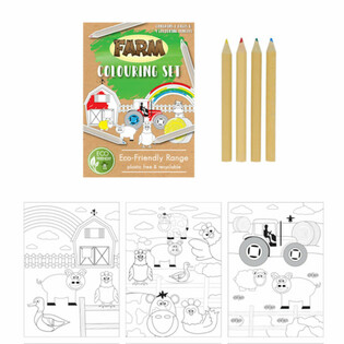 ECO FRIENDLY - Farm Rajzk&eacute;szlet (25 db)