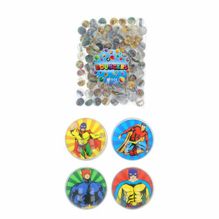 Mix Szuperhős&ouml;k - Pattog&oacute;s Labd&aacute;k &Oslash;3,3 cm (100 db)