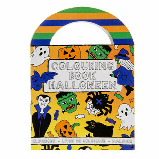 Kism&eacute;retű halloweeni kifestők&ouml;nyvek matric&aacute;kkal (48 db)