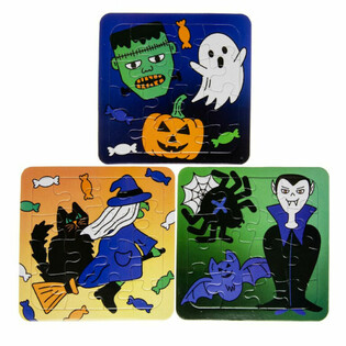 Halloween Puzzle Mix - 14 x 14 cm (50 db)