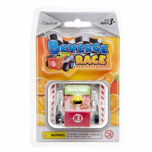 PULLBACK VERSENYAUT&Oacute; - BEVERAGE RACE CAR (12 darab)