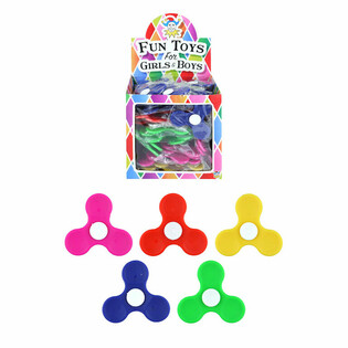 Műanyag Fidget Spinner Displayben - Vegyes Sz&iacute;nek (100 db)
