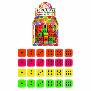 Dob&oacute;kock&aacute;k 2,5 cm-es kijelzőn - Sz&iacute;nkever&eacute;k (125 db)