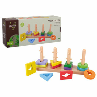 JOUECO Fa &uacute;tvesztő puzzle - 12 h&oacute;napos kort&oacute;l