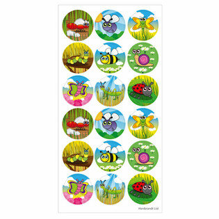 FUN STICKERS - ROVAROK - 18 MATRICA / &Iacute;V (10 db)