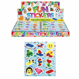 FUN STICKERS - Brickz &Eacute;p&iacute;tőkock&aacute;k (120 db)