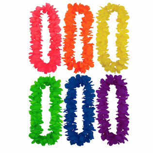 Neon Hawai Nyakl&aacute;ncok Vegyes Sz&iacute;nekben (12 db)